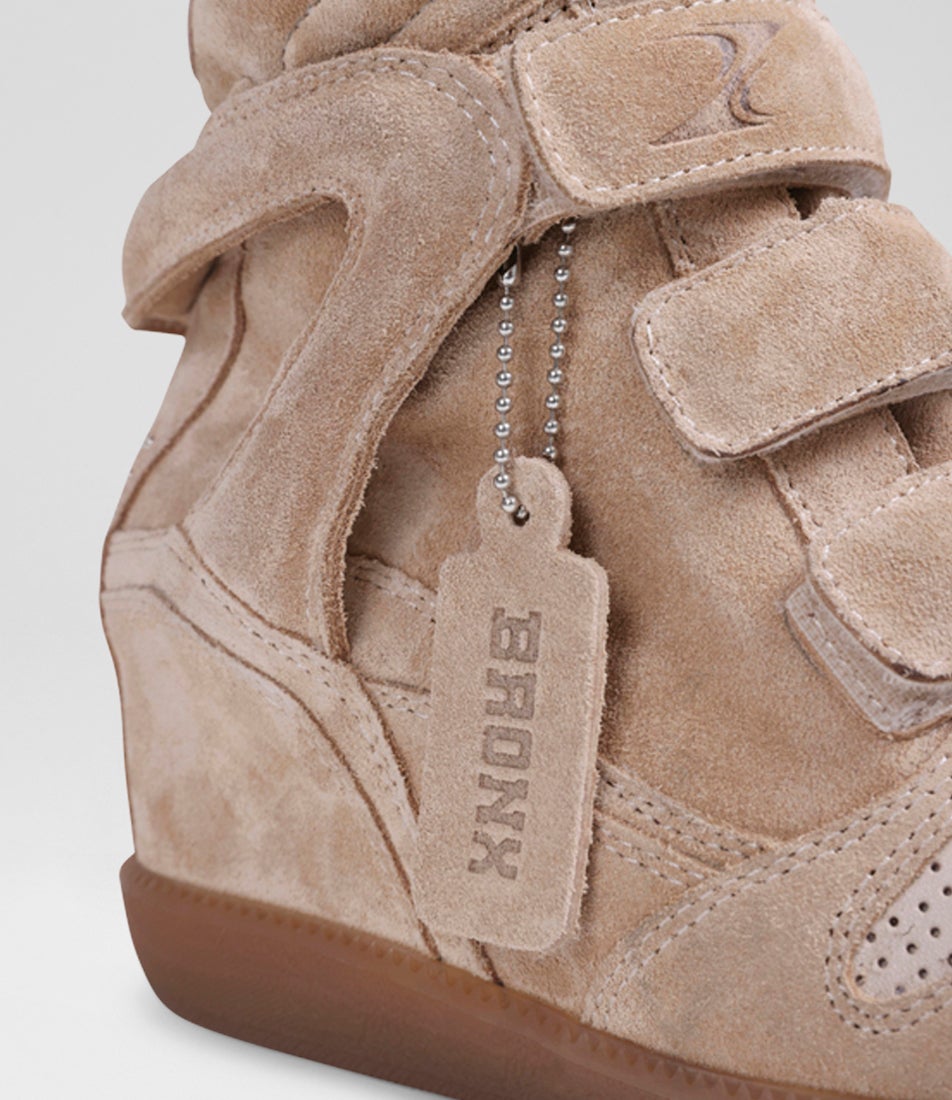 Jae Sand Gum Leather Heels