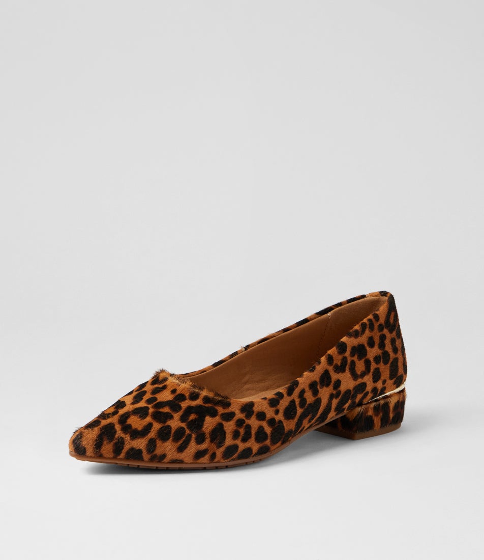 Adria Leopard Pony Heels