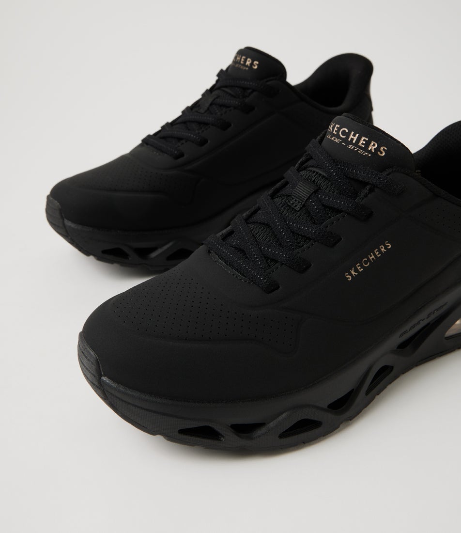 Uno Glide Step Glide On Air Slip Ins Black Sneakers Uno Glide Step Glide On Air Slip Ins Black Sneakers
