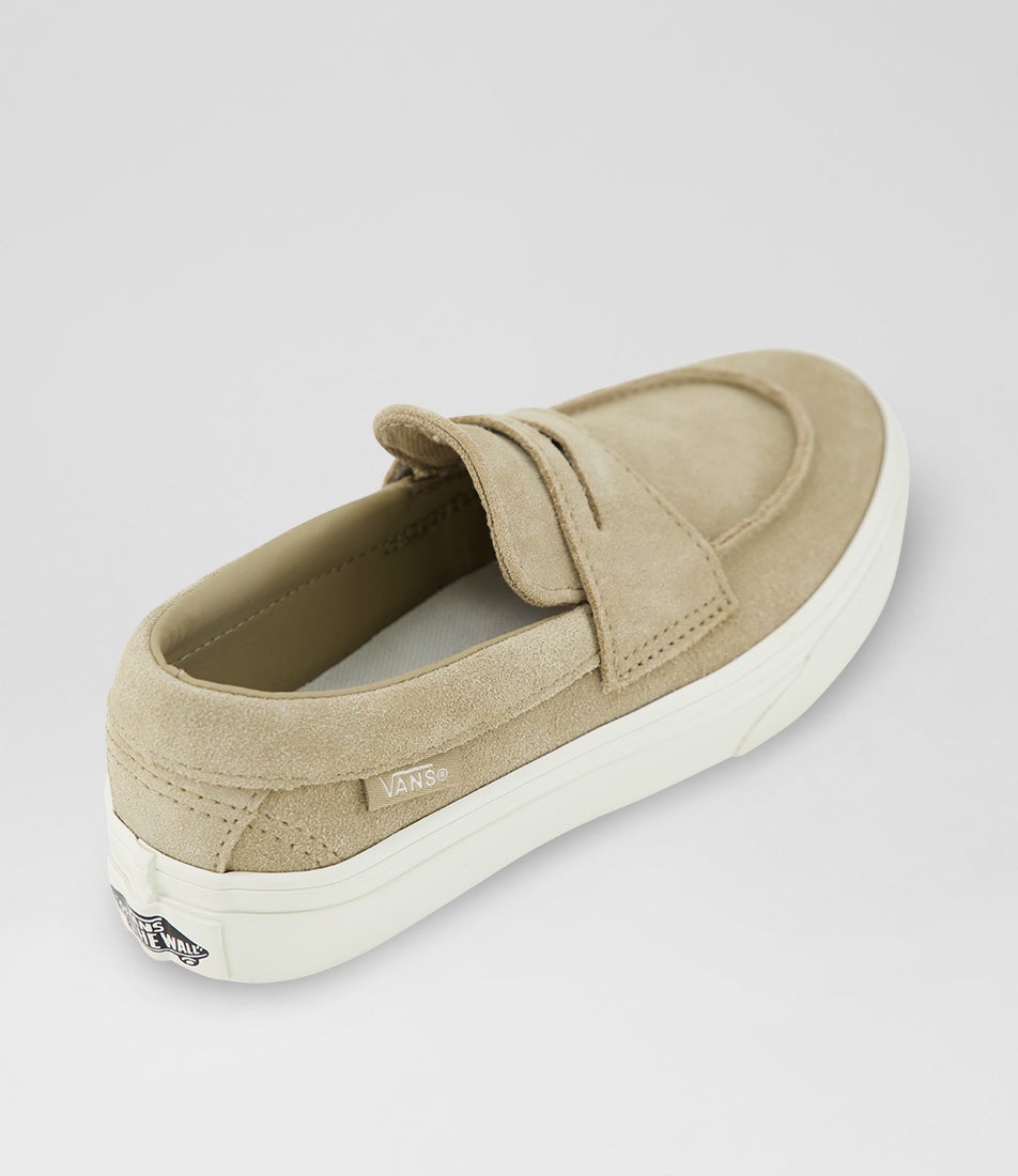 53 Junior Incense Beige Marshmallow White Suede Loafer
