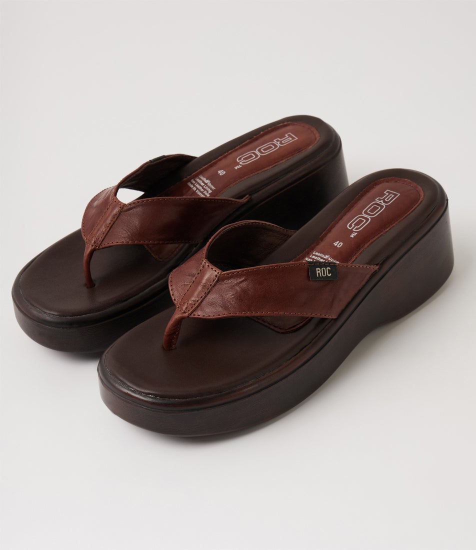 Sadie Brown Vintage Leather Sandals