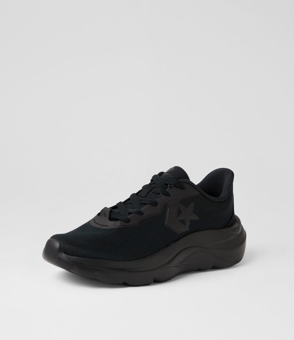 Day One Runner W Black Fabric Sneakers