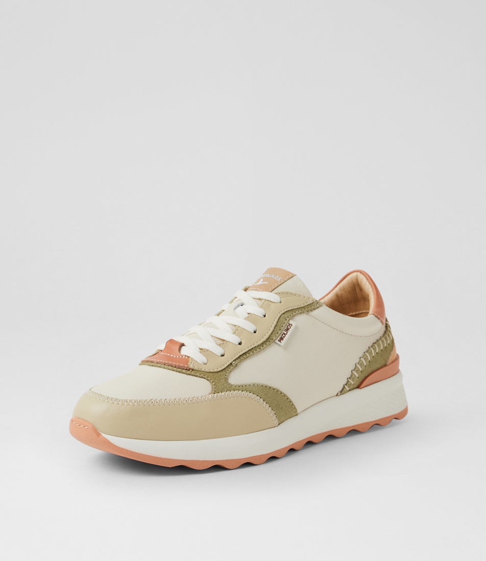 Arrecife 25 Apple Multi Leather Lace Up Sneakers