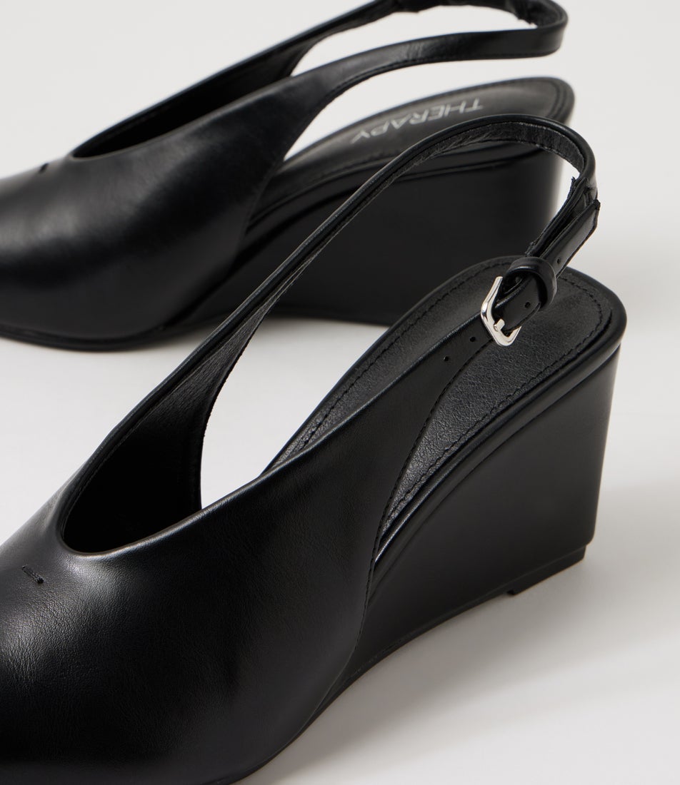 Santi Black Heels
