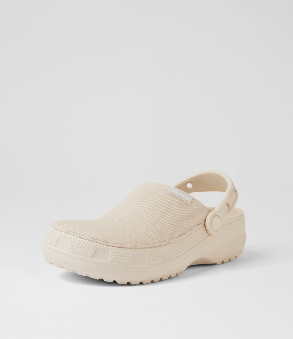 Classic Crafted W Stucco Canvas Flat Shoes