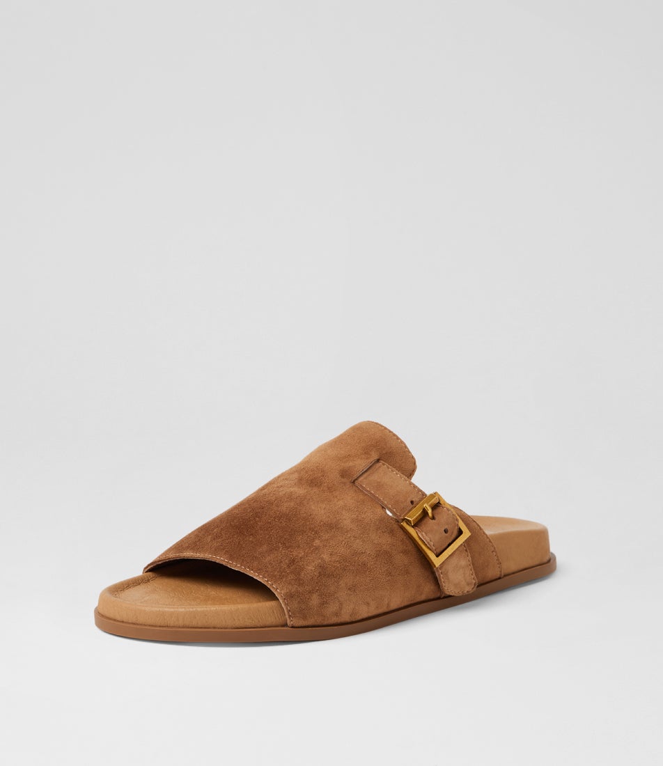 Tryna Nutmeg Suede Sandals