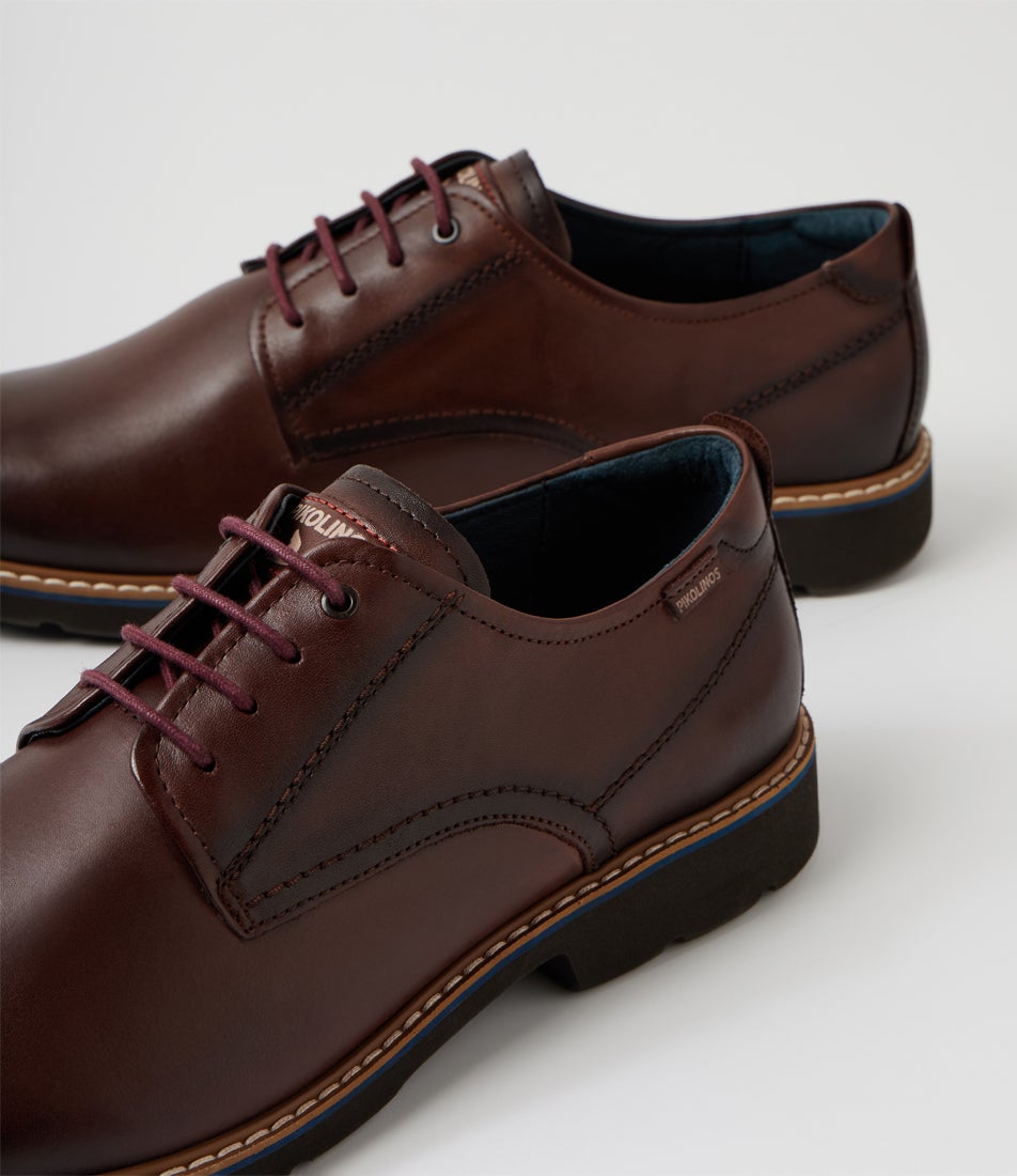 Alarcon 42 Olmo Leather Lace Up Flats