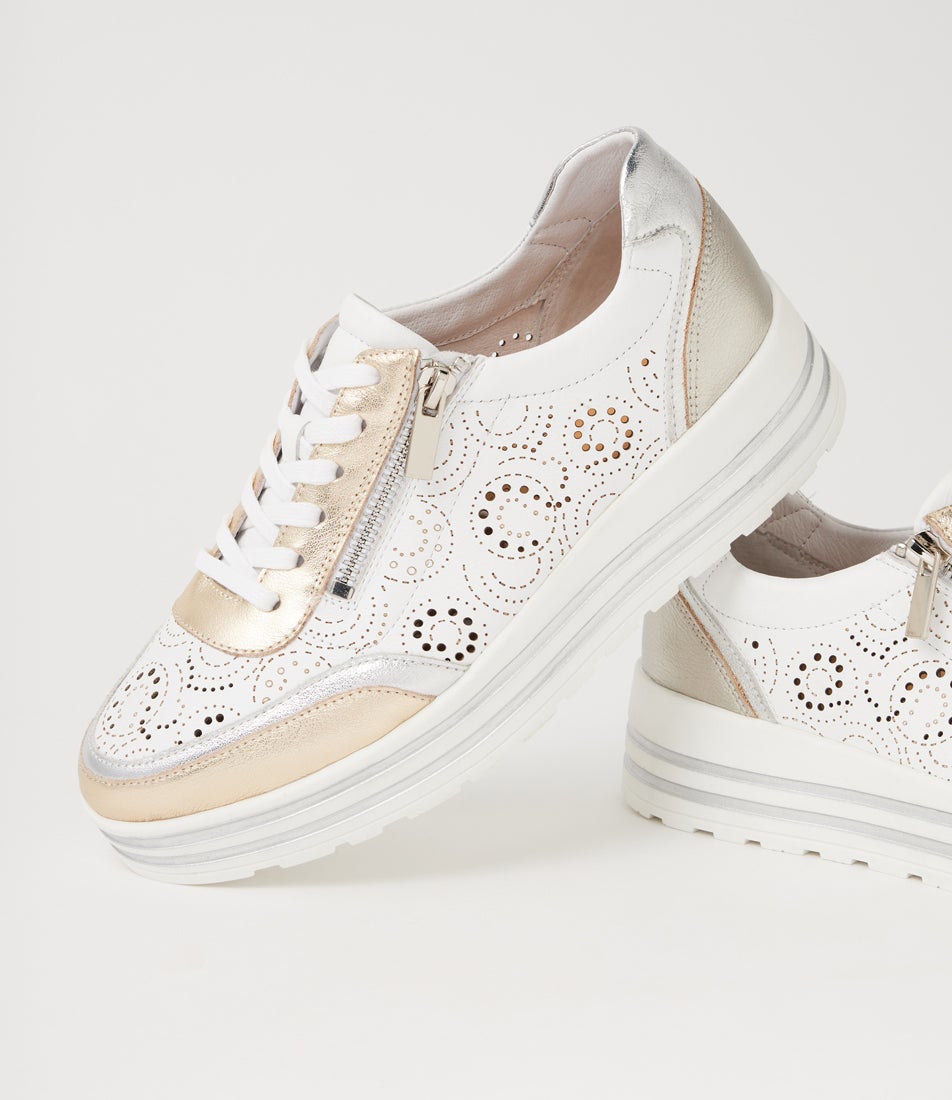 Veemie Xf Metallic Multi Leather Sneakers