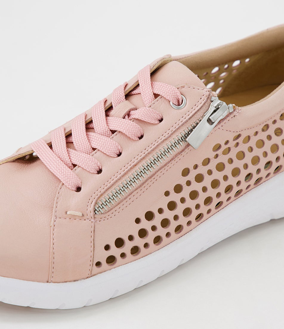 Shovo Xf Pretty Pink Leather Sneakers