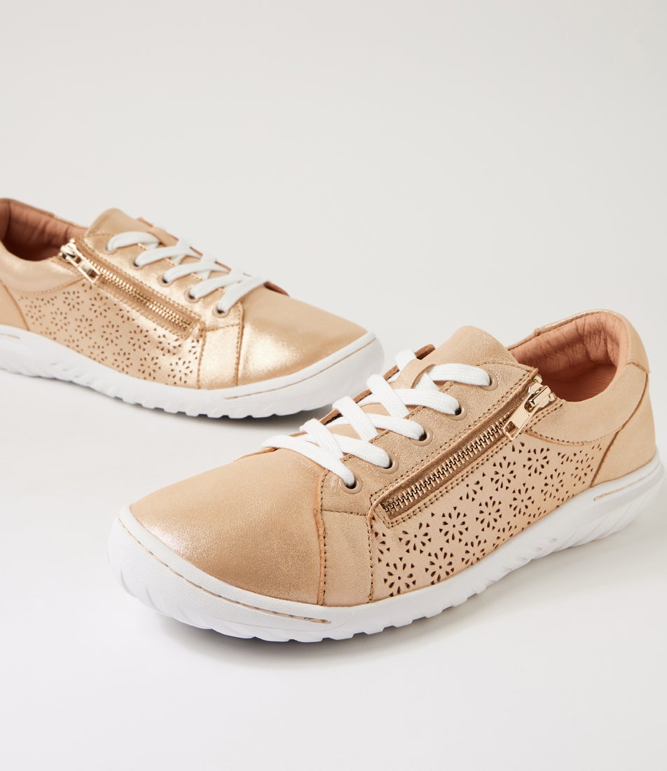 Timmi Champagne Suede Sneakers