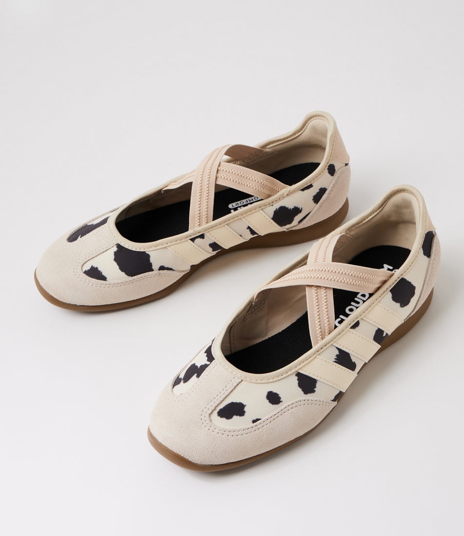 Barreda Wonder White Crystal Linen Mary Janes