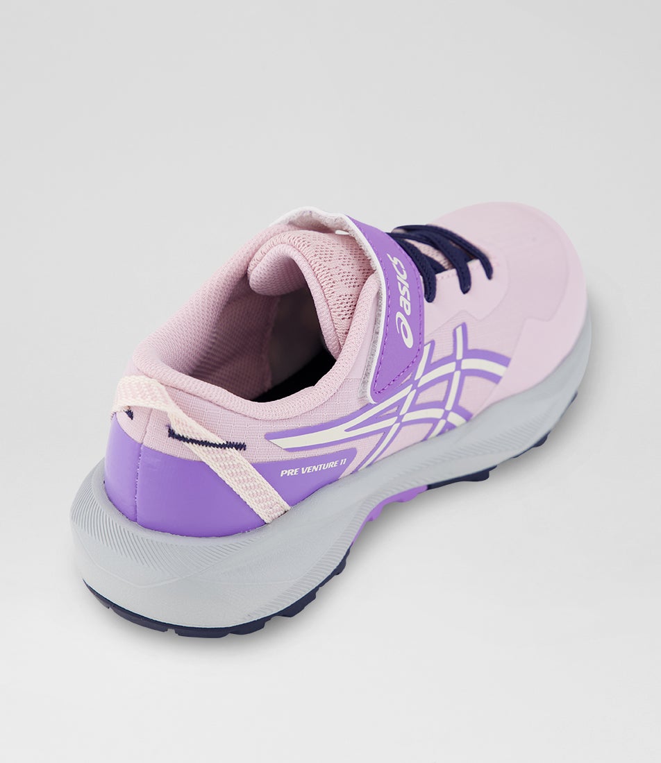 Gel Venture 11 Junior Barely Rose Faded Plum Nylon Sneakers