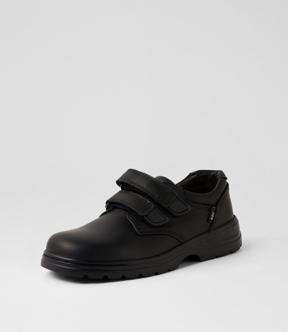 Kilo 2 Junior Black Leather School Shoes