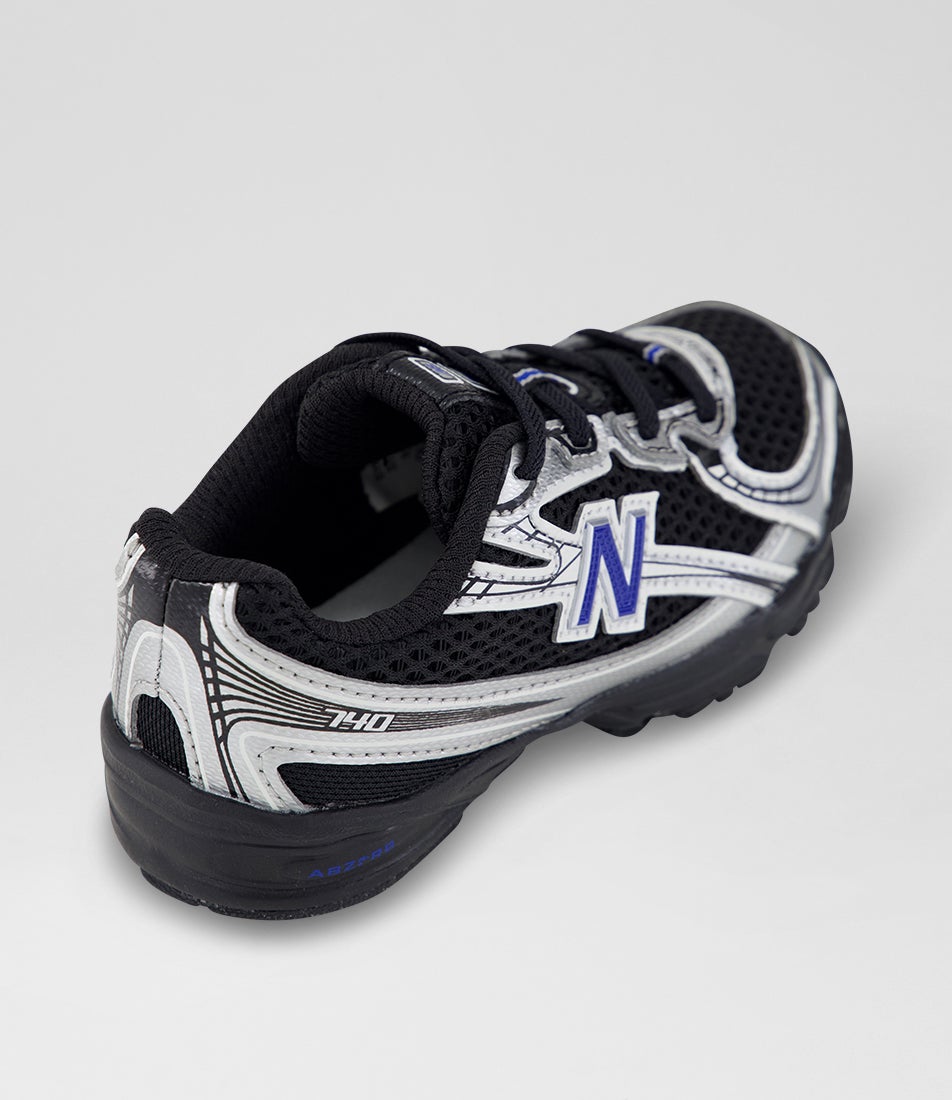 740 Toddler Black Team Royal Mesh Sneakers