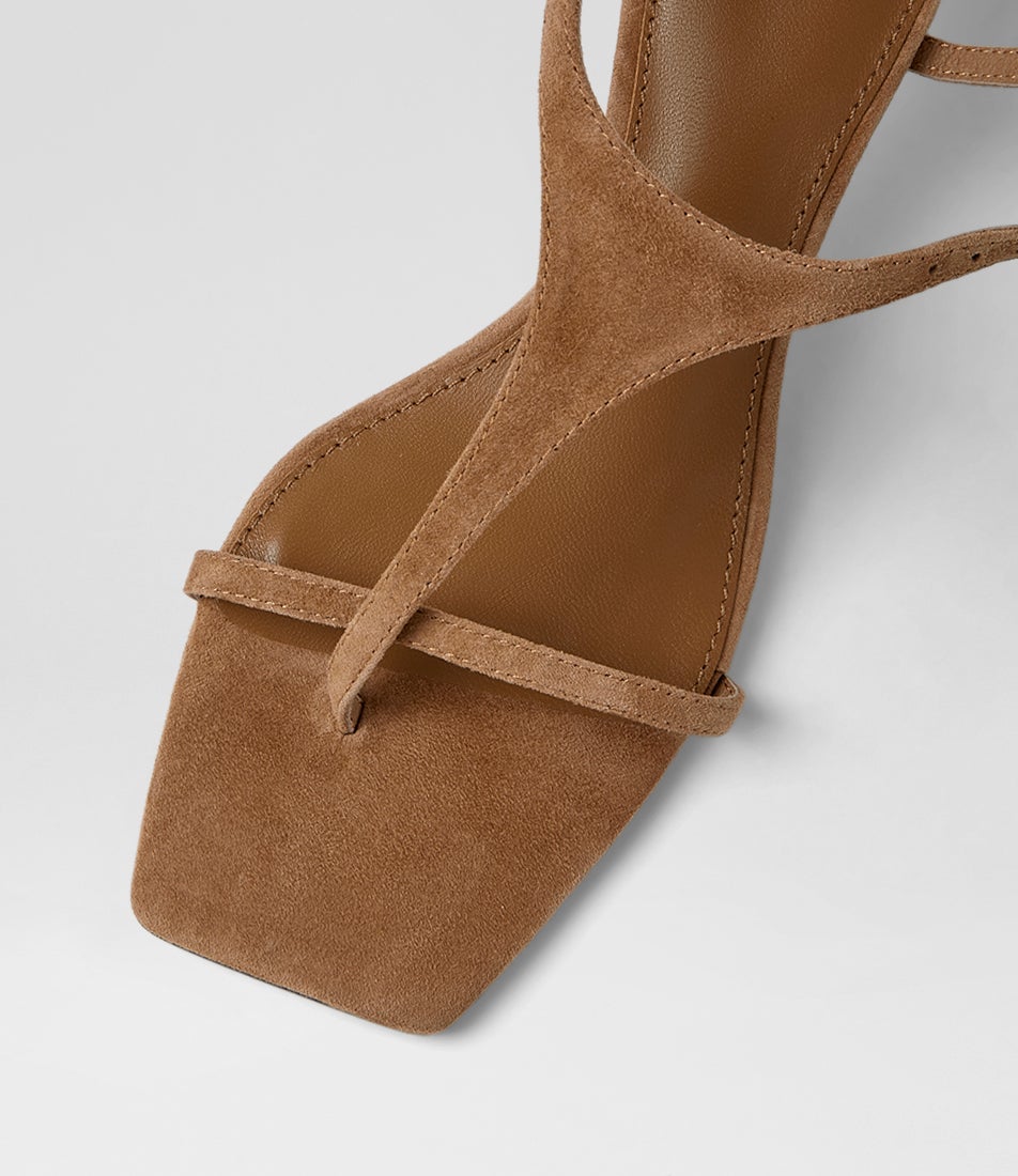 Thriver Tan Suede Sandals