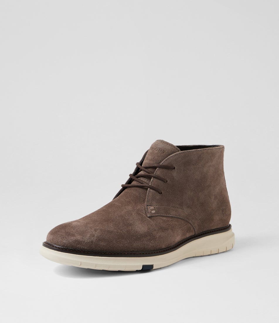 Dolittle Grey Suede Lace Up Boots