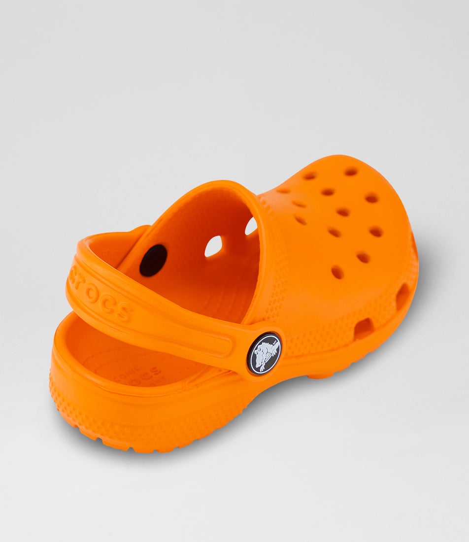 Classic Clog Toddler Shocking Orange Eva Sandals