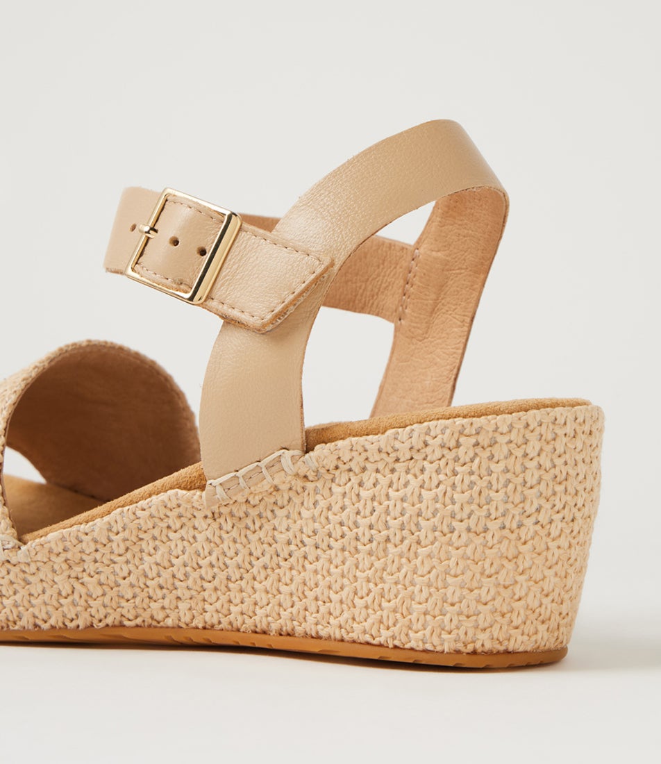 Keeve Xw Natural Fabric Sandals