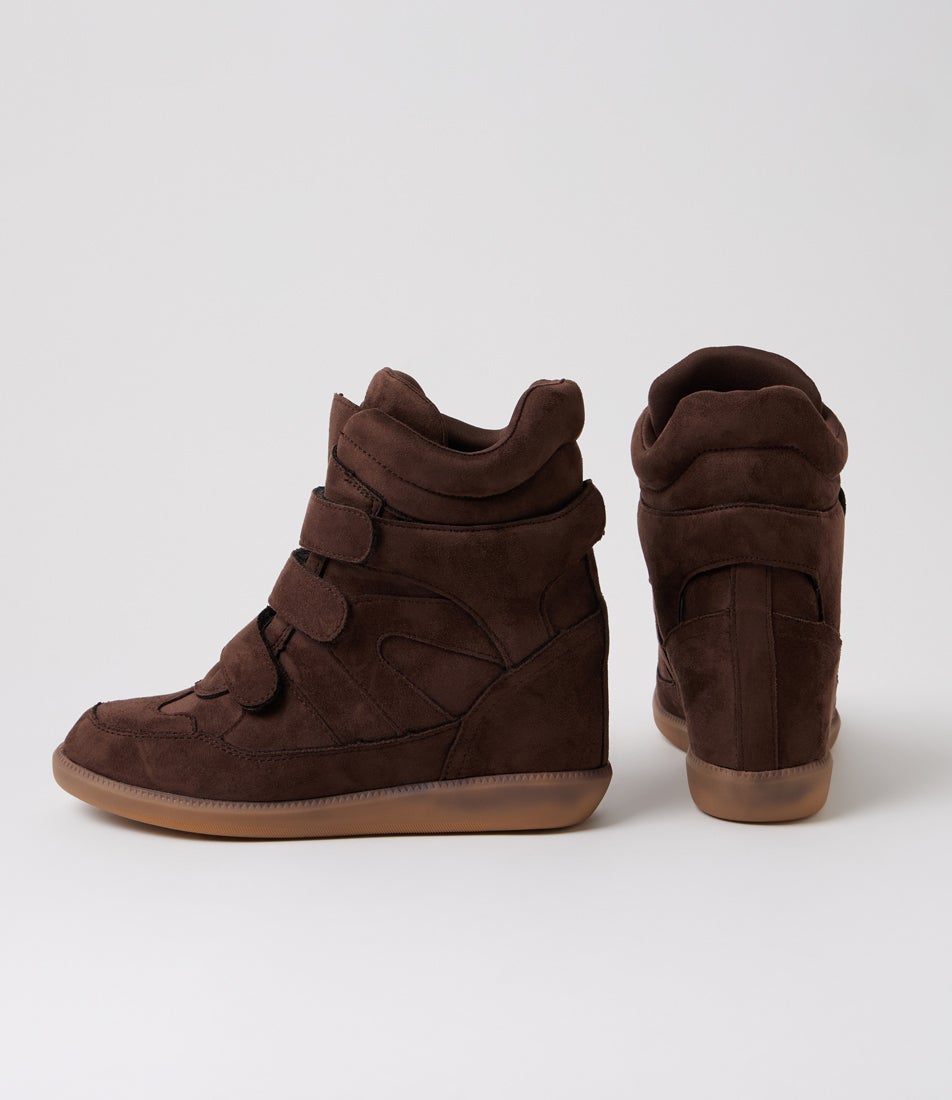 Habit Chocolate Microsuede Heels