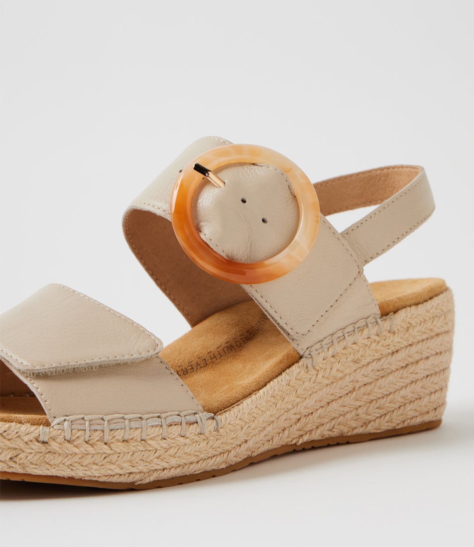 Kulies Xw Almond Leather Sandals