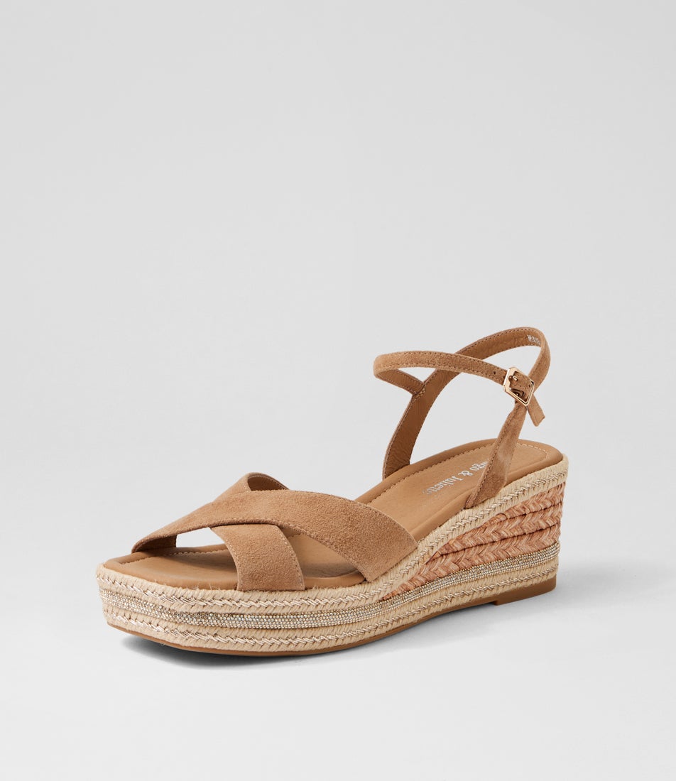 Wandah Light Choc Suede Sandals Wandah Light Choc Suede Sandals