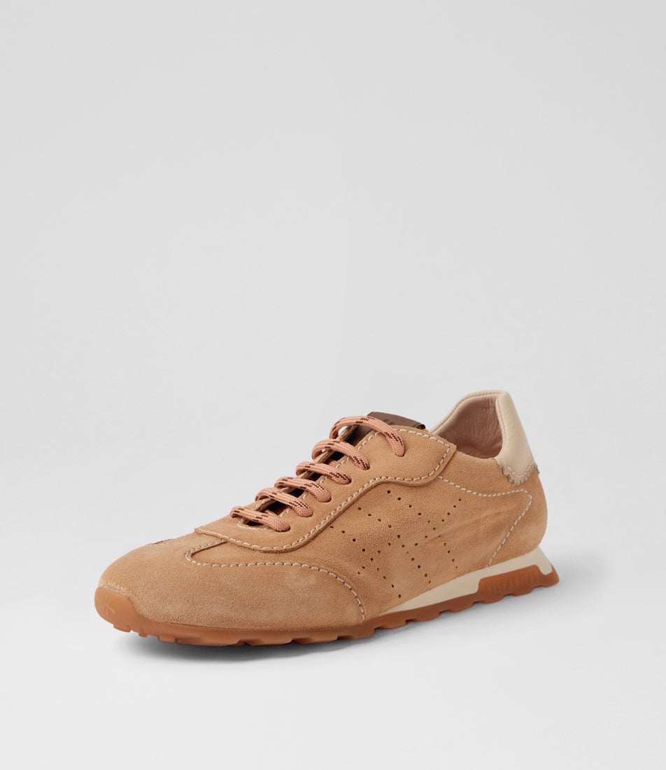 Zinnia 02 Desert Suede Leather Sneakers