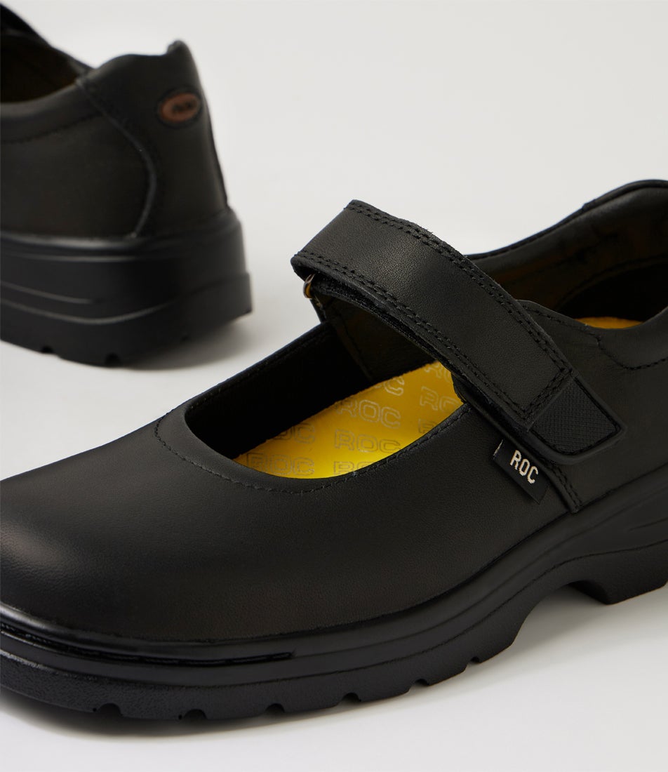 Kite 2 Youth Black Leather Mary Jane School Shoes Kite 2 Youth Black Leather Mary Jane School Shoes