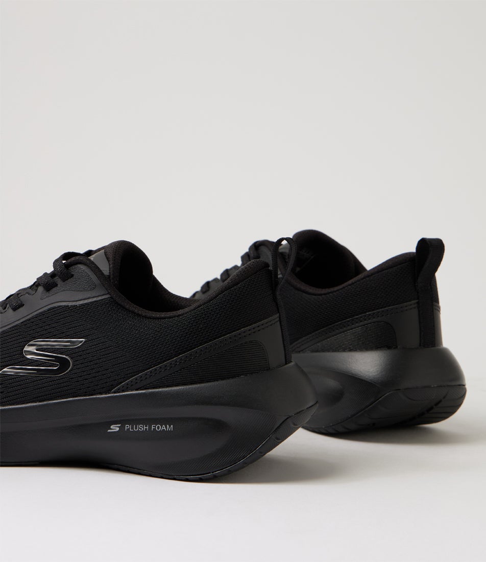 Skechers Plush Foam Black Mesh Sneakers Skechers Plush Foam Black Mesh Sneakers
