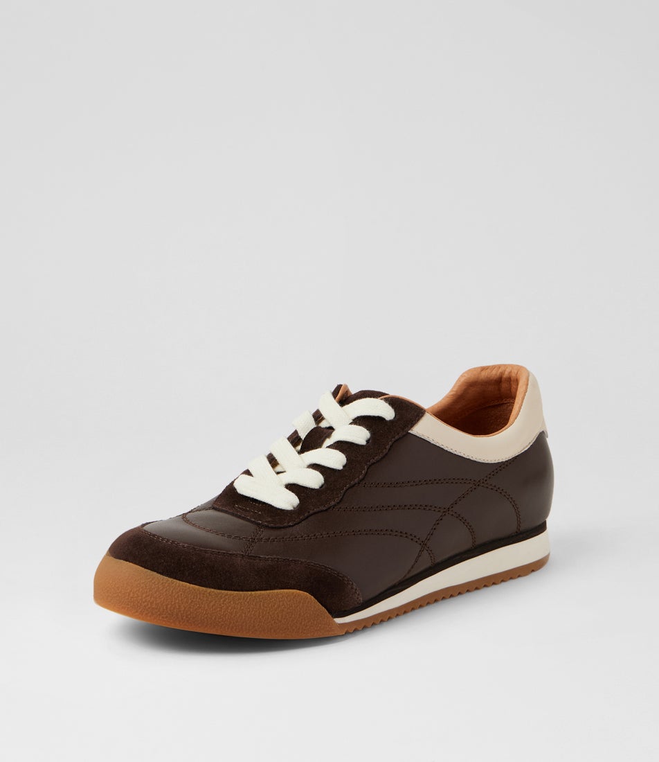 Flinches Xw Choc Vanilla Leather Sneakers