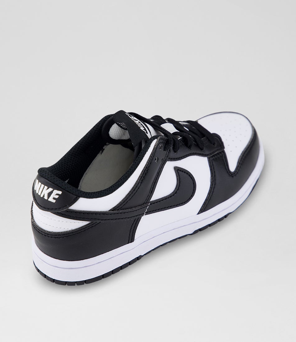 Dunk Low Junior White Black Sneakers