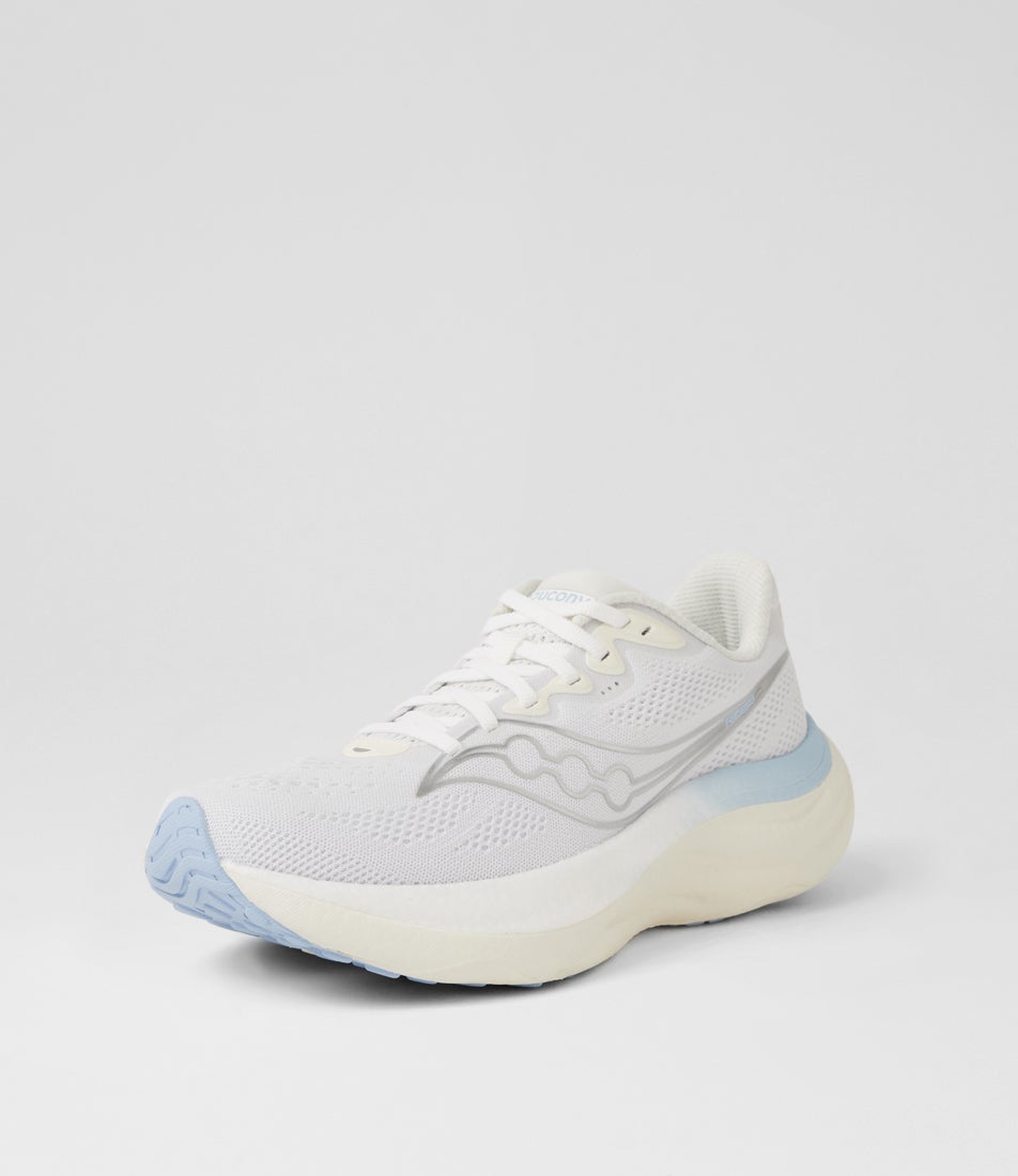 W Ride 19 White Ivory Mesh Sneakers