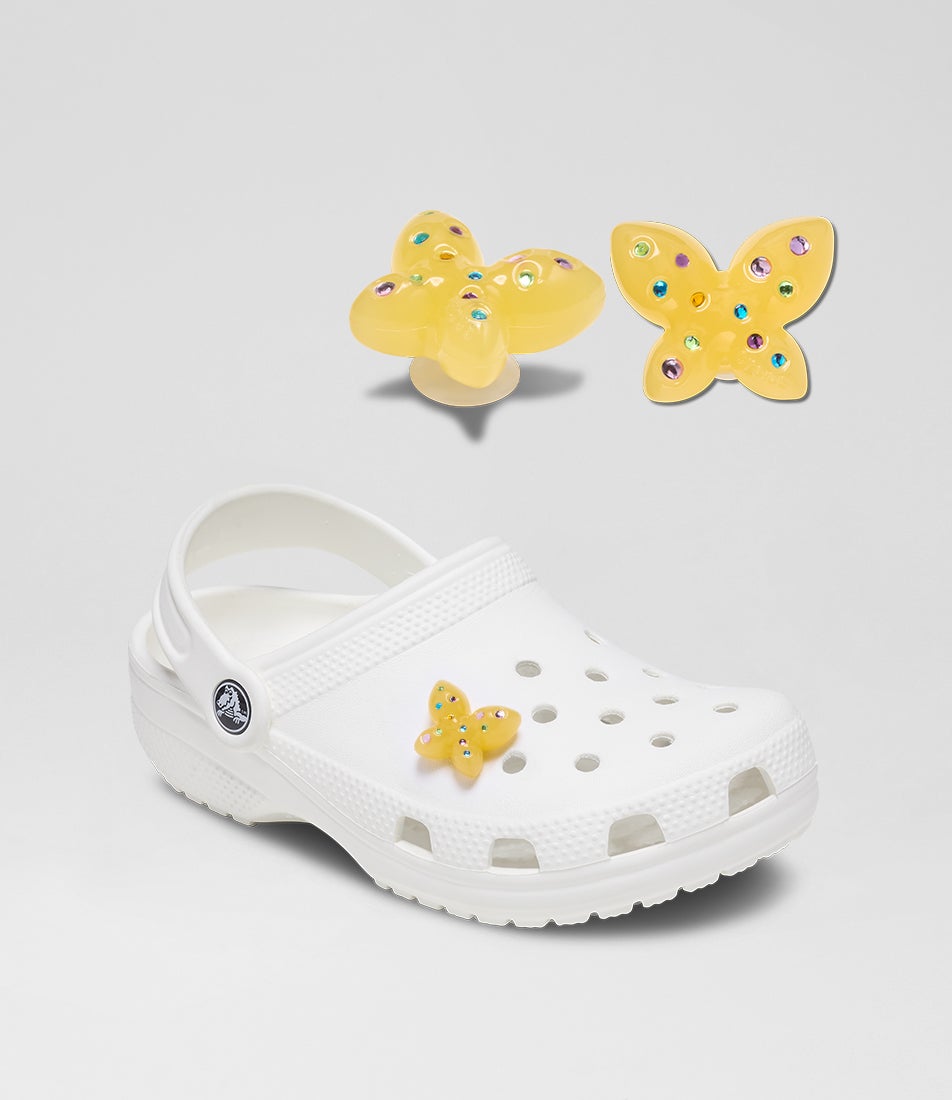Dainty Yellow Butterfly Jibbitz