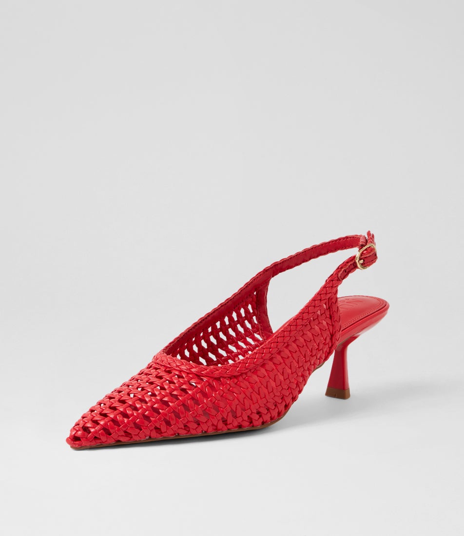 Koscuszkio Red Leather Heels Koscuszkio Red Leather Heels