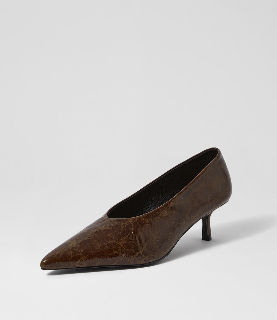 Dais Choc Leather Pump Heels