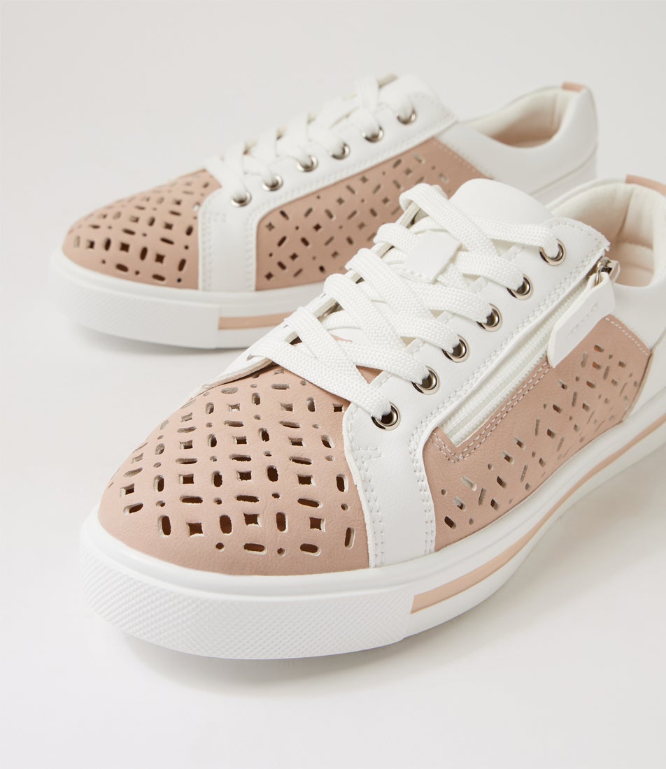 Kolta White Nude Sneakers Kolta White Nude Sneakers