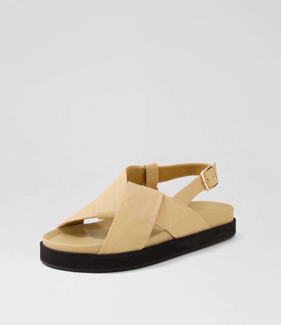 Mya Biscuit Leather Sandals