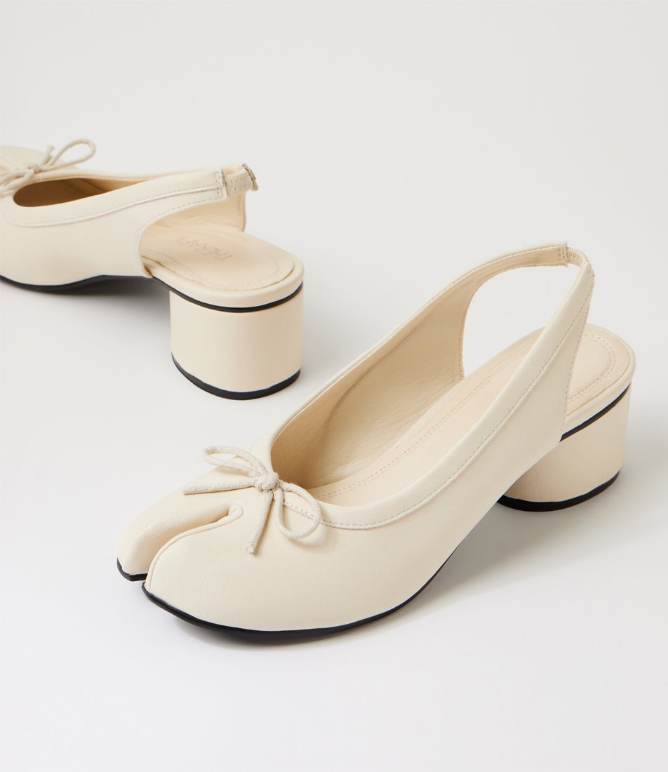 Mochi Ivory Slingbacks Mochi Ivory Slingbacks