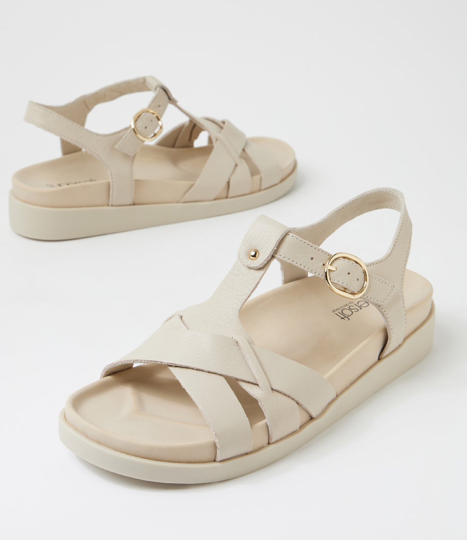 Billyi Almond Leather Sandals