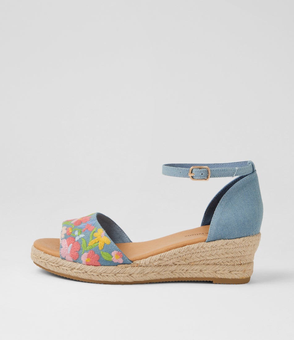 Slopey Gelato Blue Multi Sandals