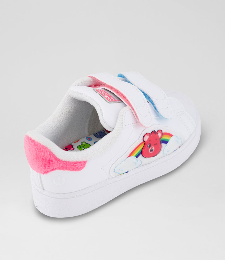 Superstar Led Toddler White Lucid Pink Bliss Leather Sneakers