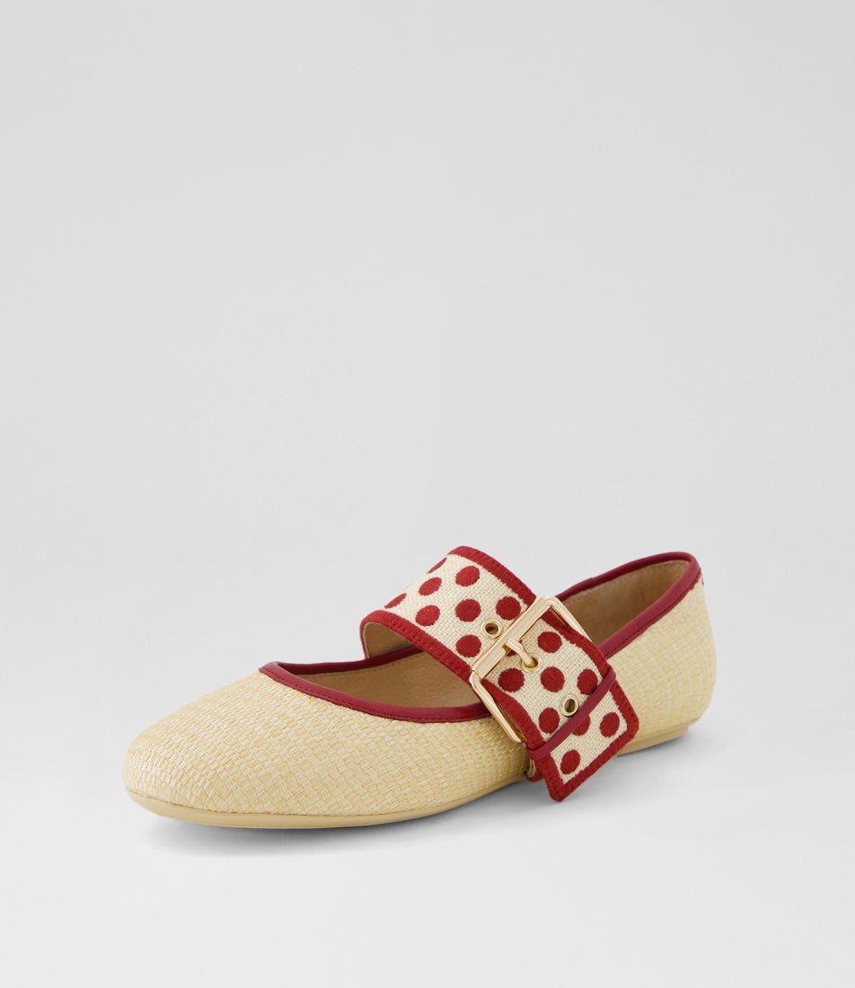 Betsa Natural Pinot Natural Multi Mary Janes