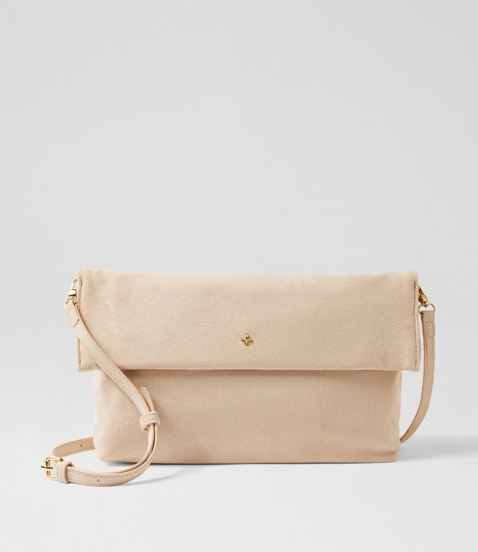 Heartbreaker Beige Microsuede Handbag