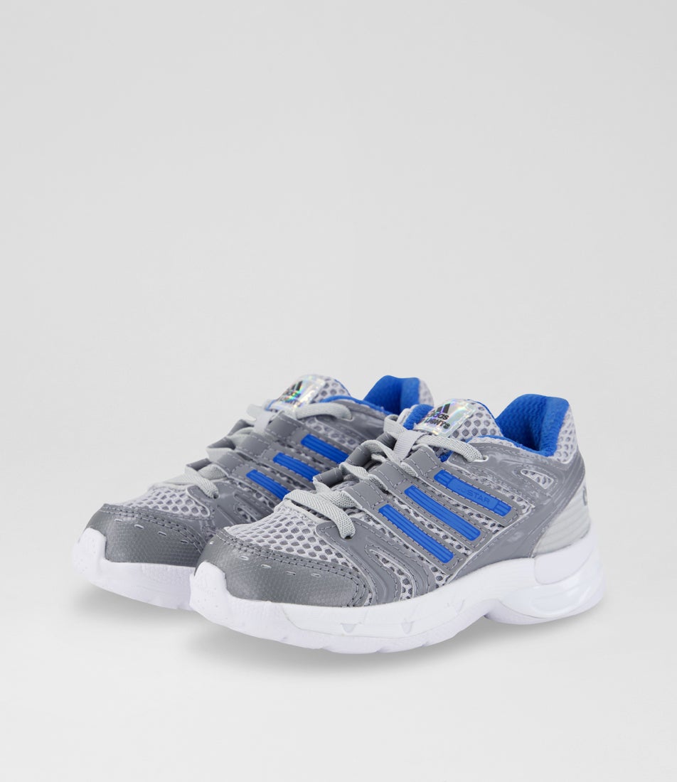 Adistar Control Led Toddler Solid Grey White Mesh Sneakers