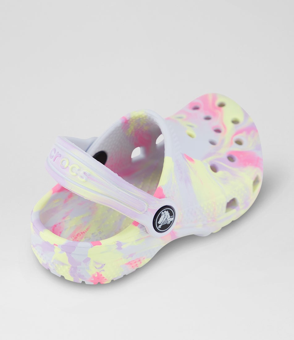 Classic Marbled Toddler Sky Ice Multi Eva Sandals