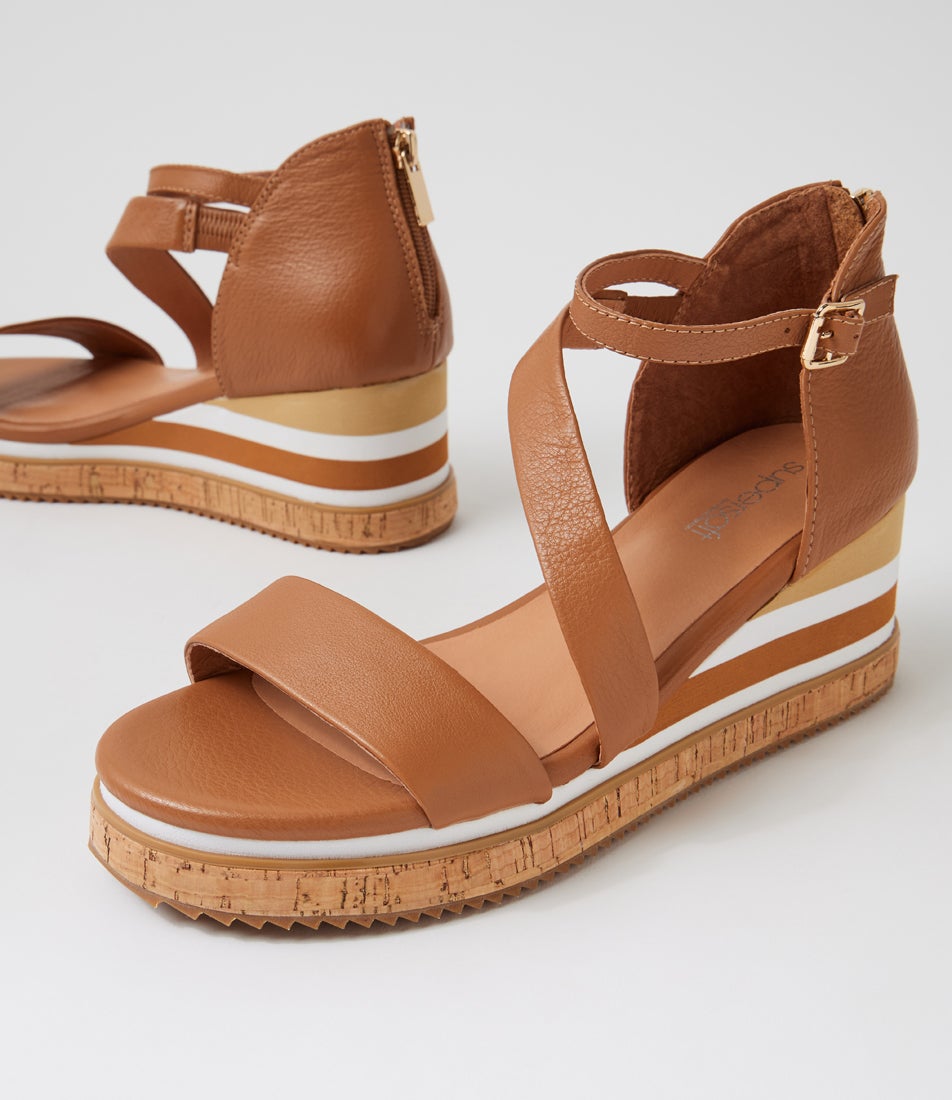 Bodhis Dark Tan Leather Sandals