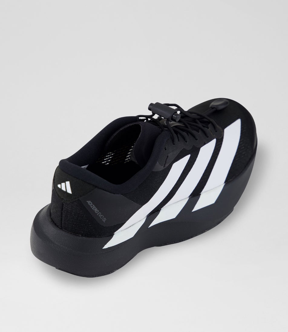 Adizero Evo Sl Junior Black White Iron Mesh Sneakers