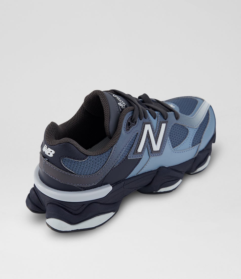 9060 Youth Shadow Blue Dark Night Mesh Lace Up Sneakers
