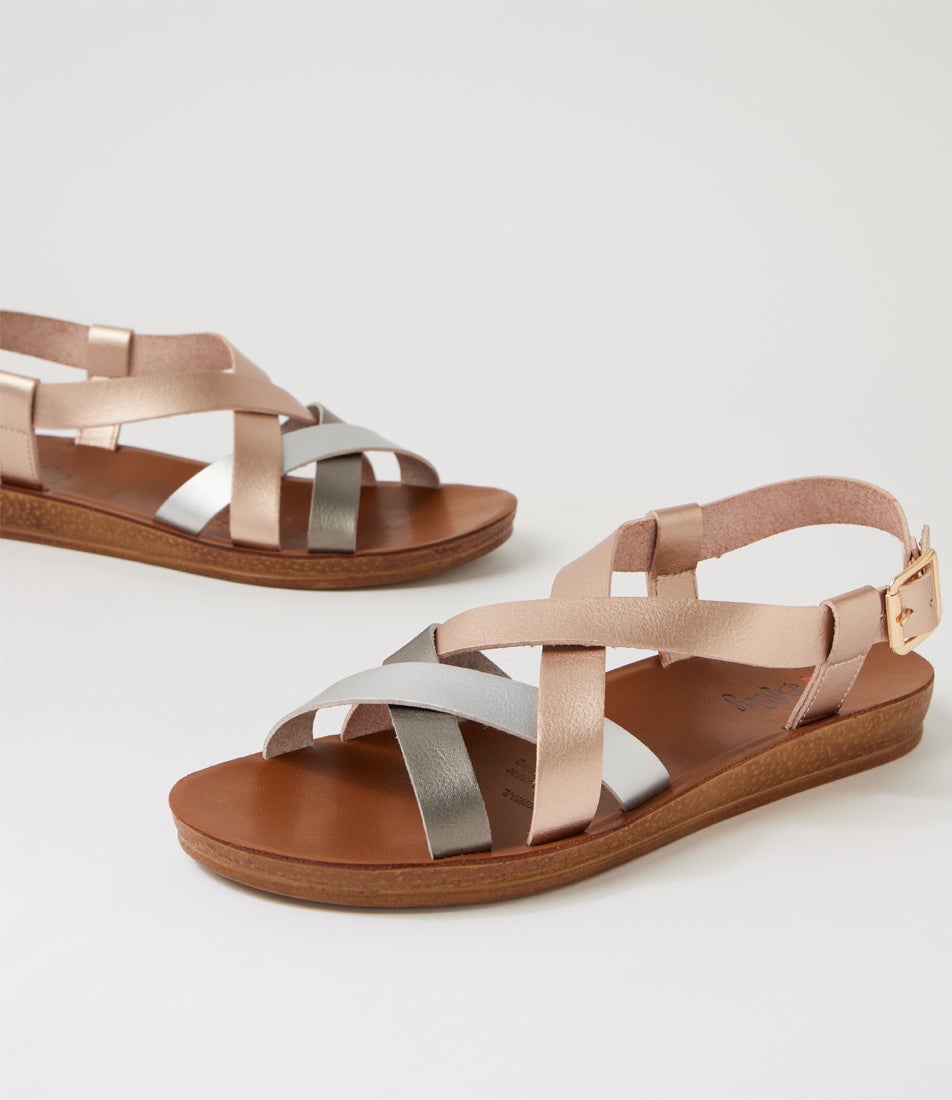Krown Metallic Multi Sandals