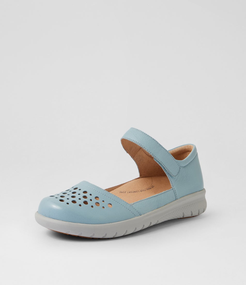 Serra Xw Denim Leather Flat Shoes Serra Xw Denim Leather Flat Shoes