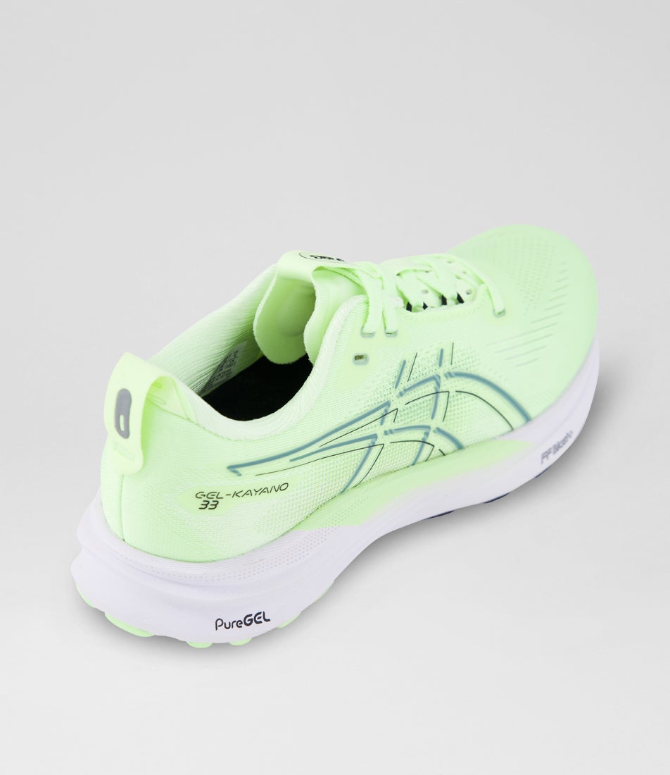 Kayano 33 Youth Illuminate Yellow Lucid Yellow Mesh Sneakers